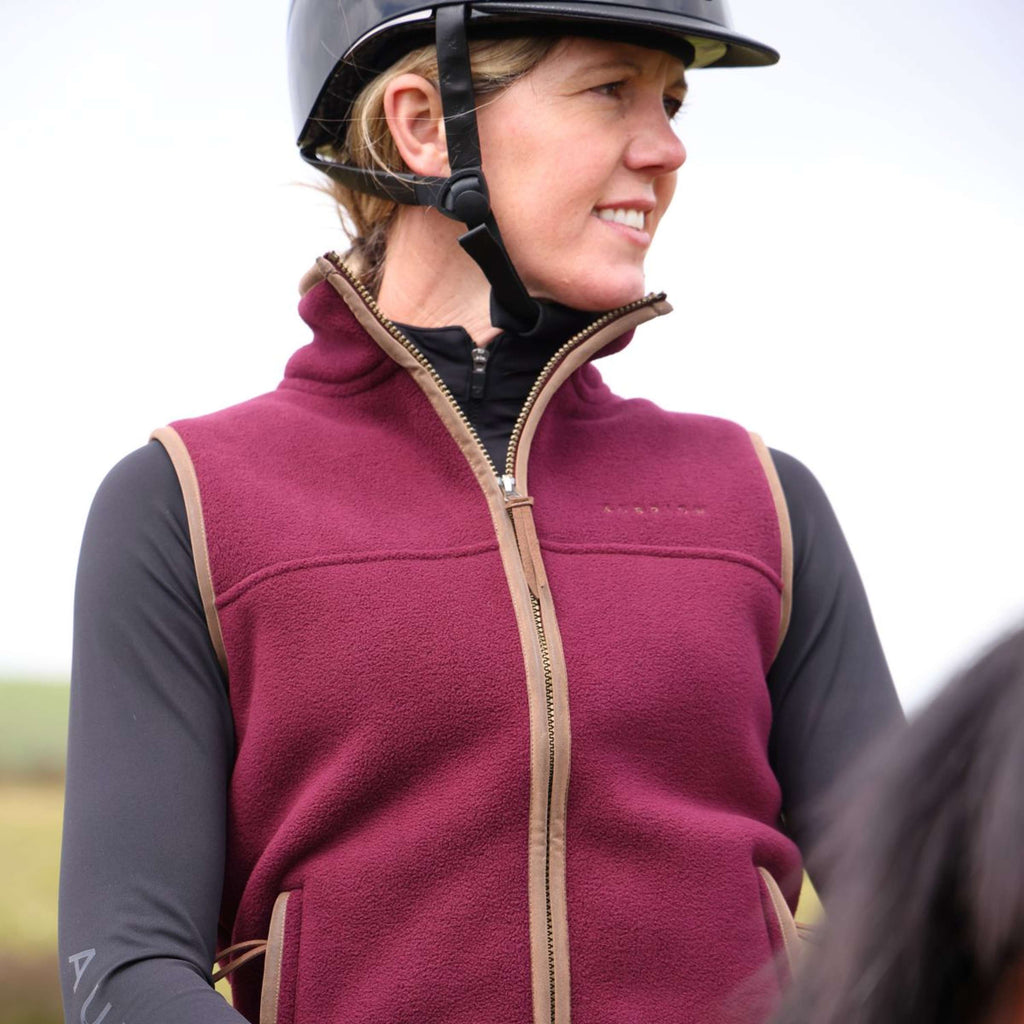 Aubrion by Shires Bodychauffant Original Fleece Maroon Red