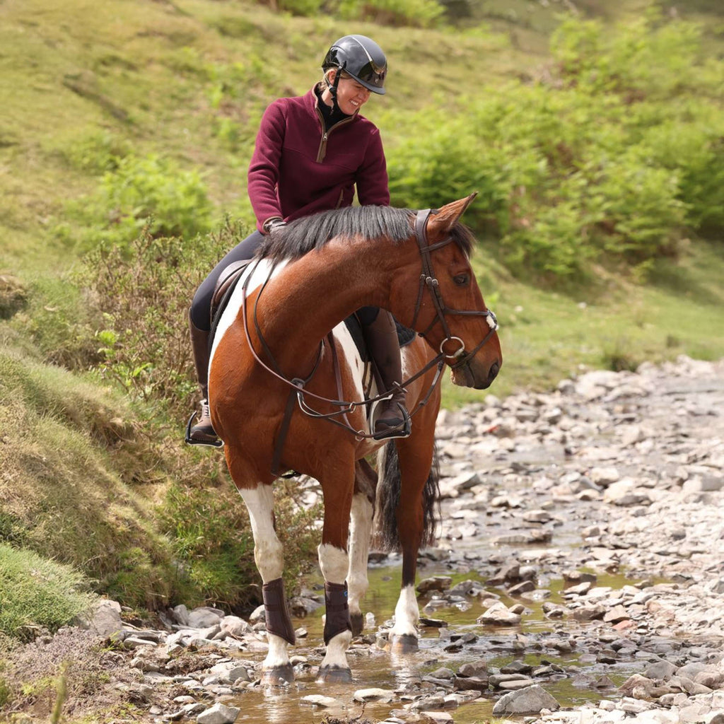 Aubrion by Shires Pull Original Fleece Maroon Red