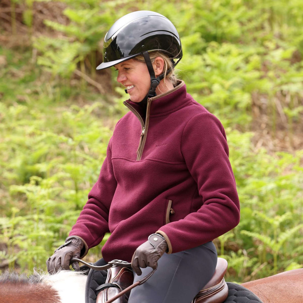Aubrion by Shires Pull Original Fleece Maroon Red