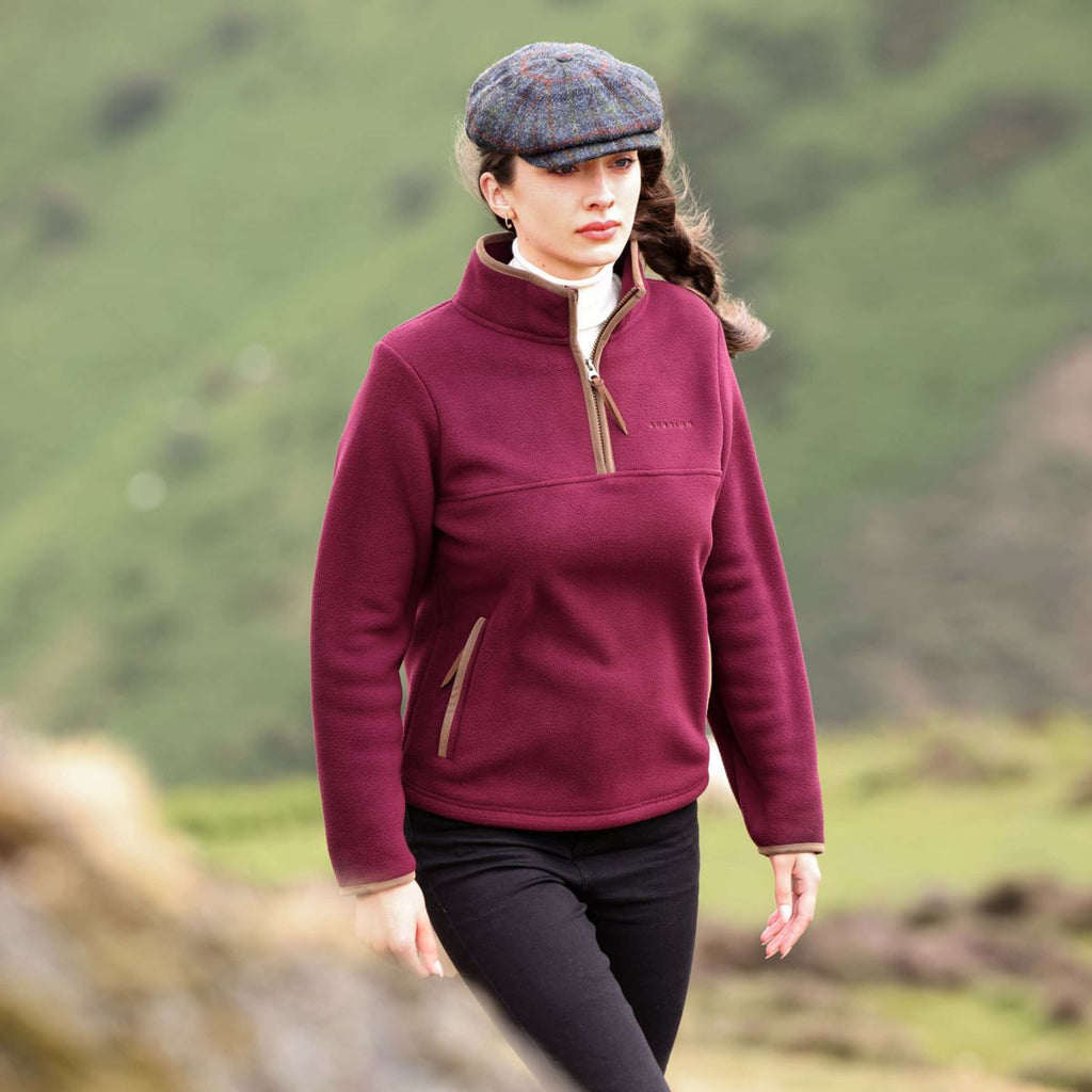 Aubrion by Shires Pull Original Fleece Maroon Red