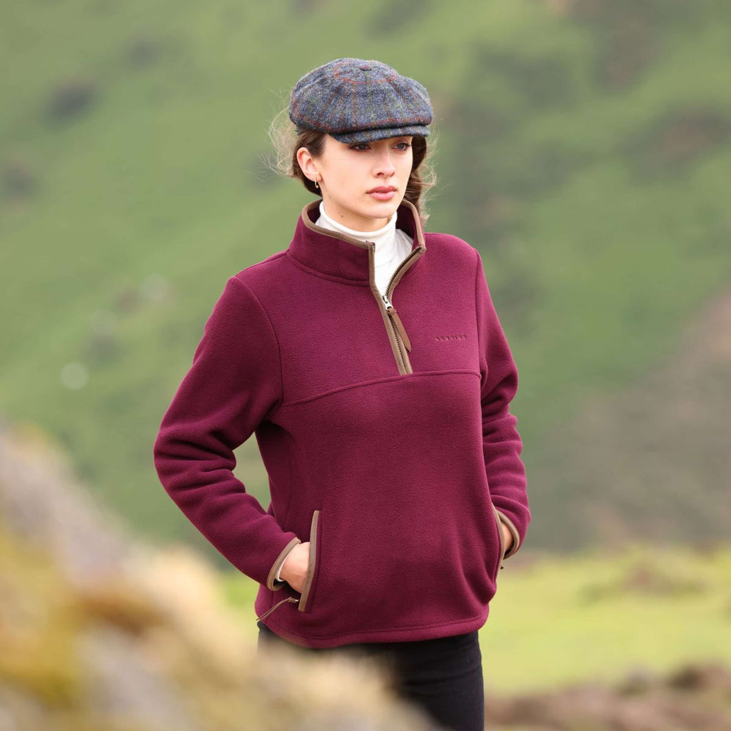Aubrion by Shires Pull Original Fleece Maroon Red