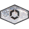 Flex-On Autocollant Armet Paillettes Argent