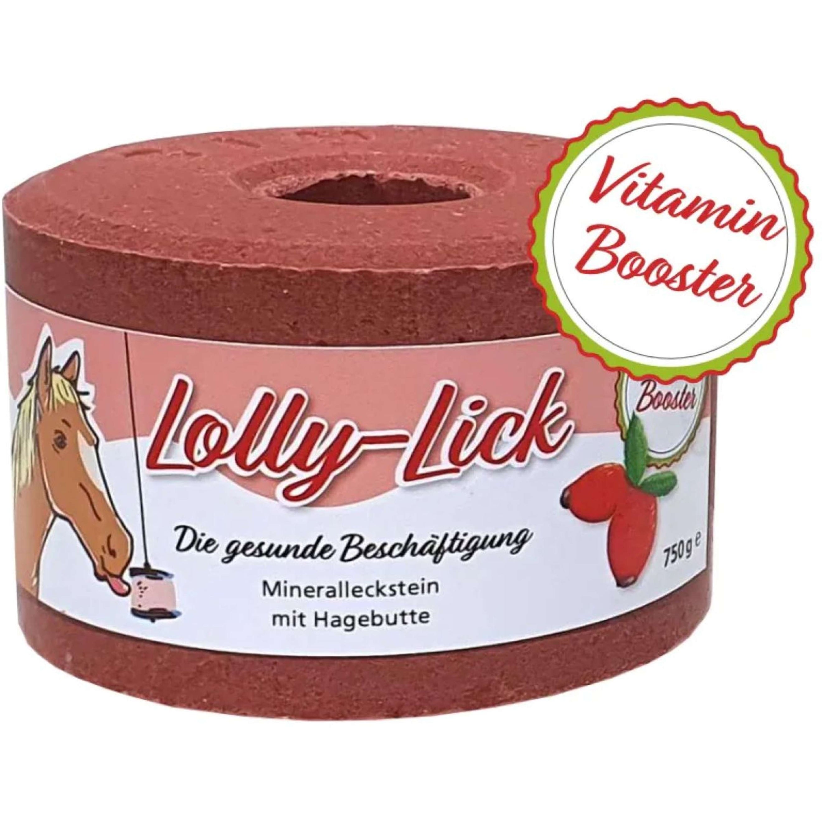 Animalixs Pierre à Lécher LollyLick Vitamin Booster Cynorrhodon Animalixs Pierre à Lécher LollyLick Vitamin Booster Cynorrhodon