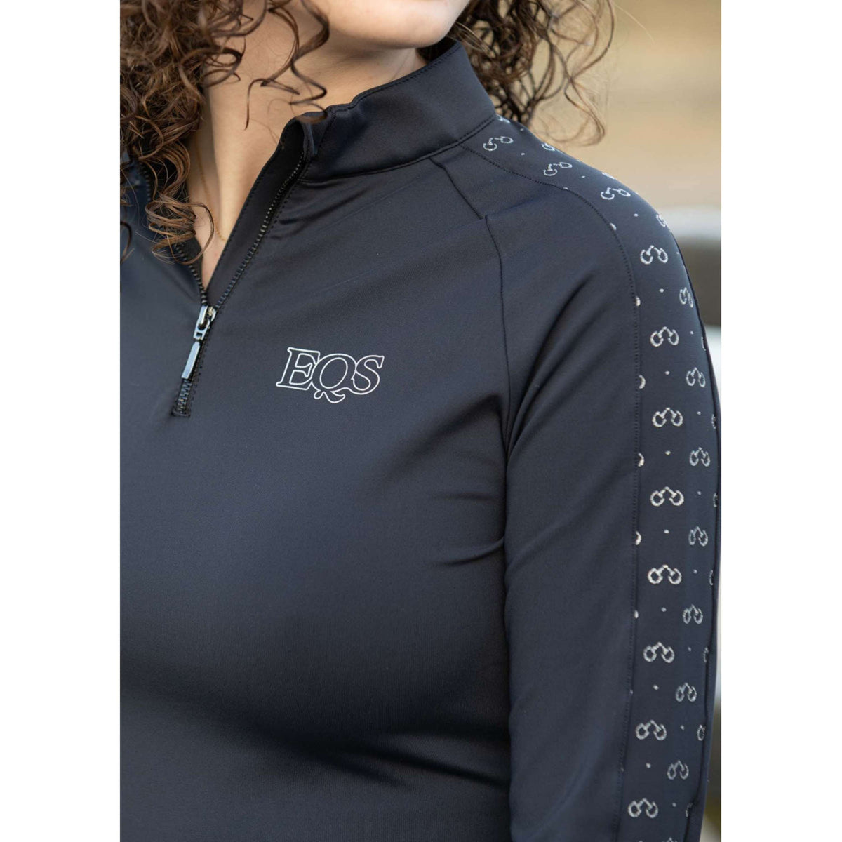Harry's Horse T-shirt Randonnée Sporty Paillettes Marin foncé