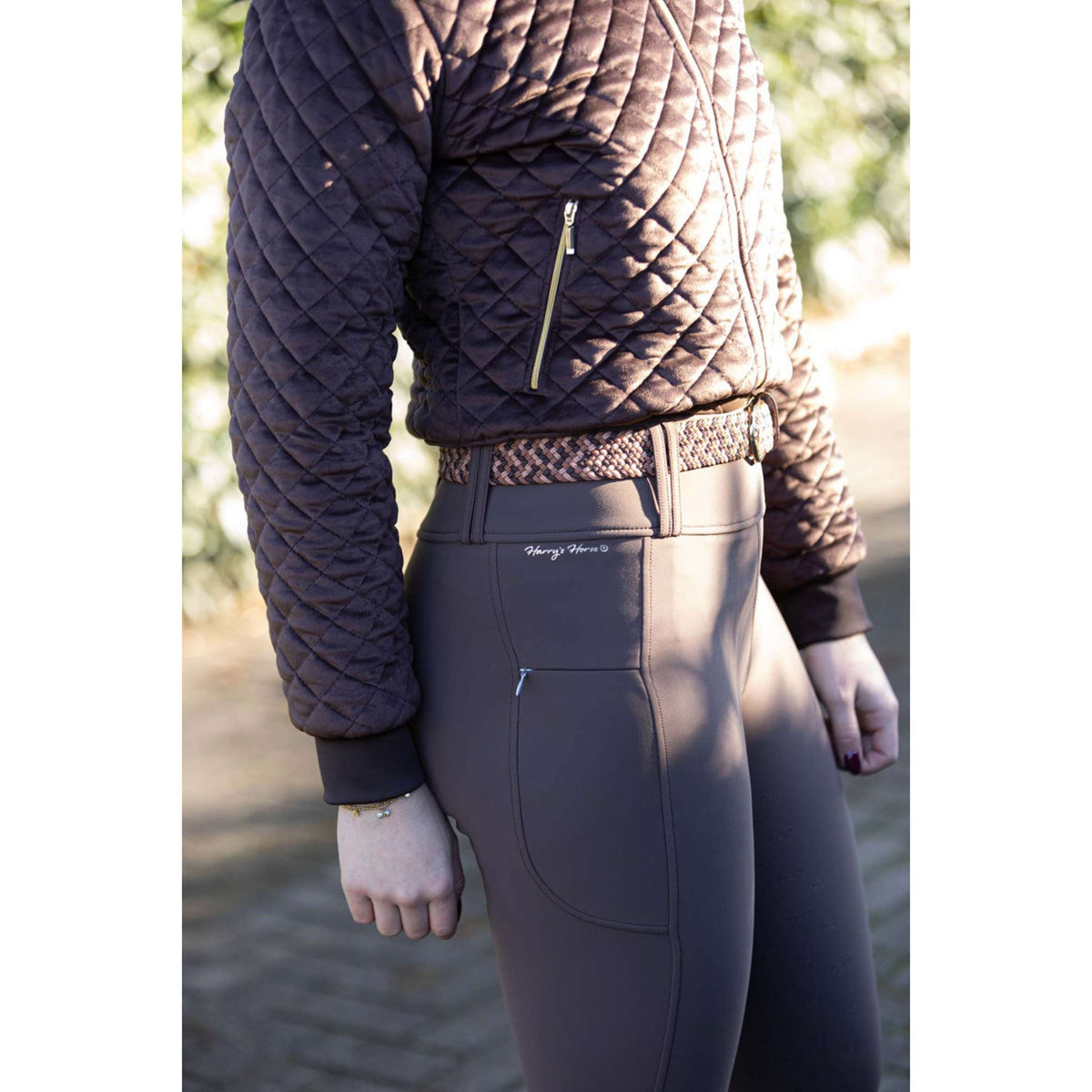 Harry's Horse Legging d'Équitation Classy Full Grip Bracken