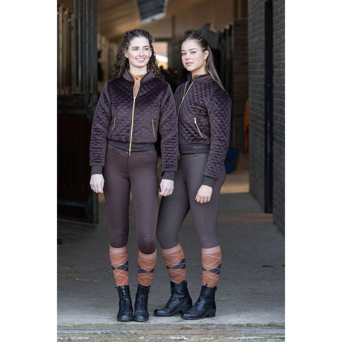 Harry's Horse Legging d'Équitation Classy Full Grip Bracken