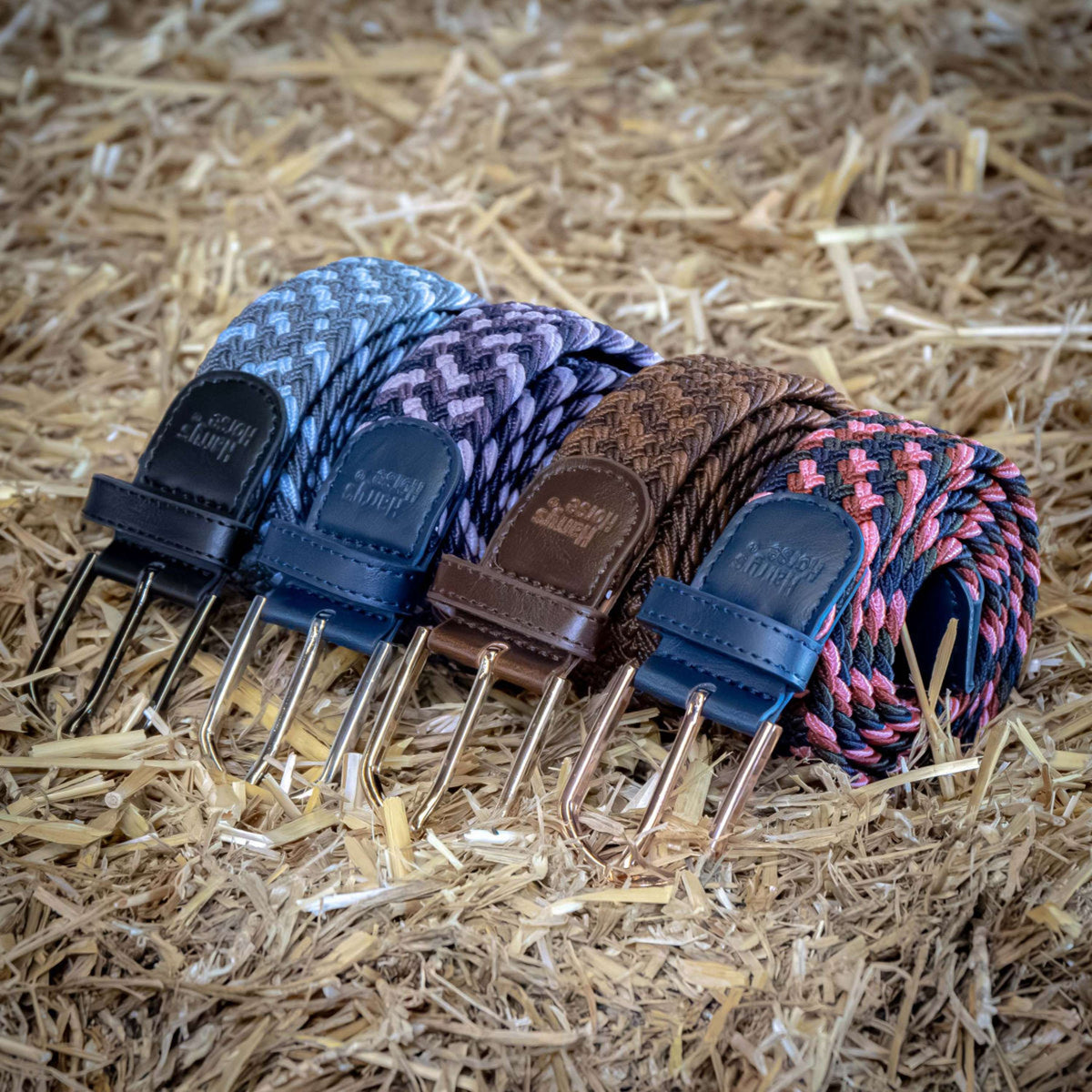 Harry's Horse Ceinture AW26 Élastique Marin foncé
