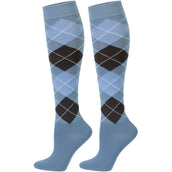 Harry's Horse Chaussettes d'Équitation Argyle Flint Stone