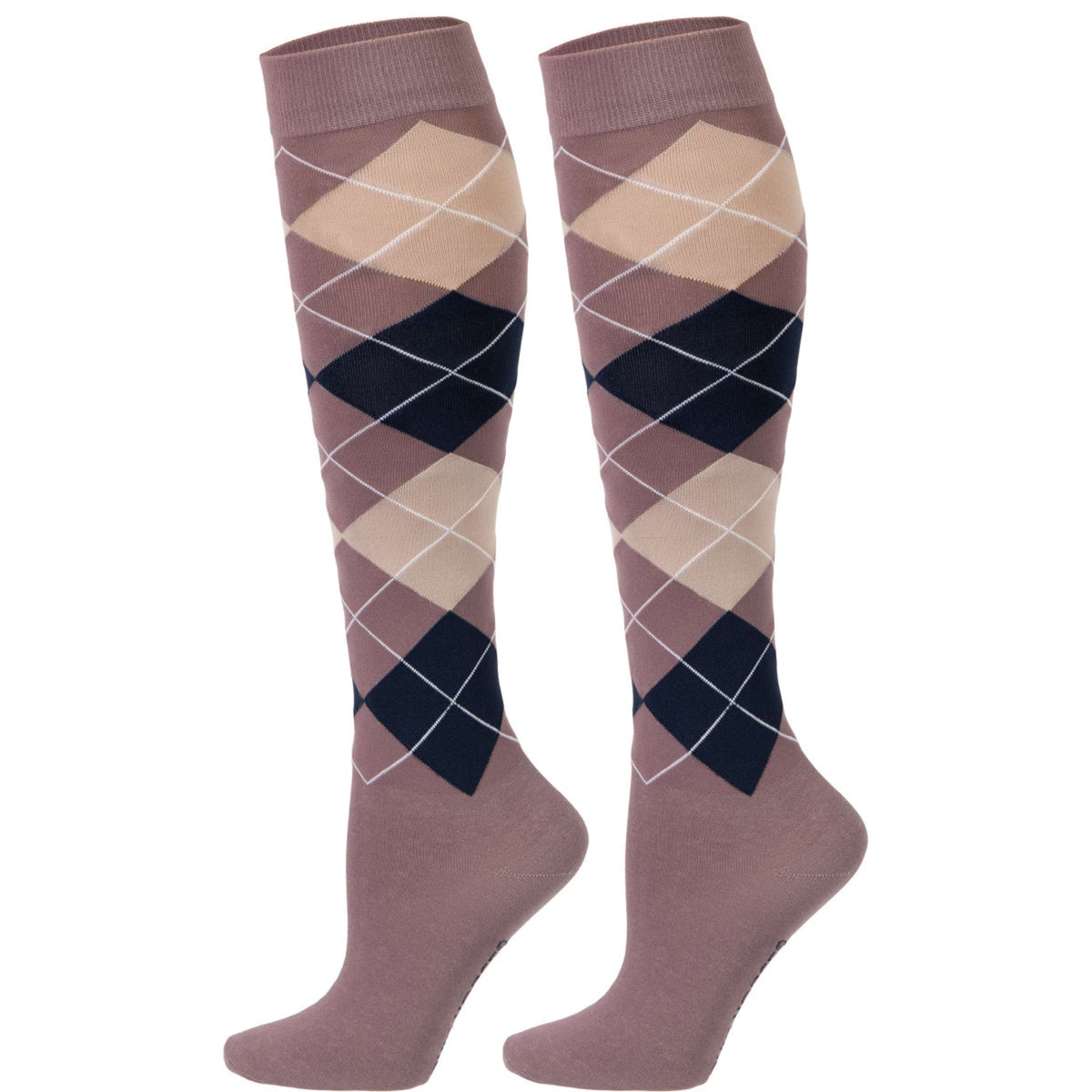 Harry's Horse Chaussettes d'Équitation Argyle Flint