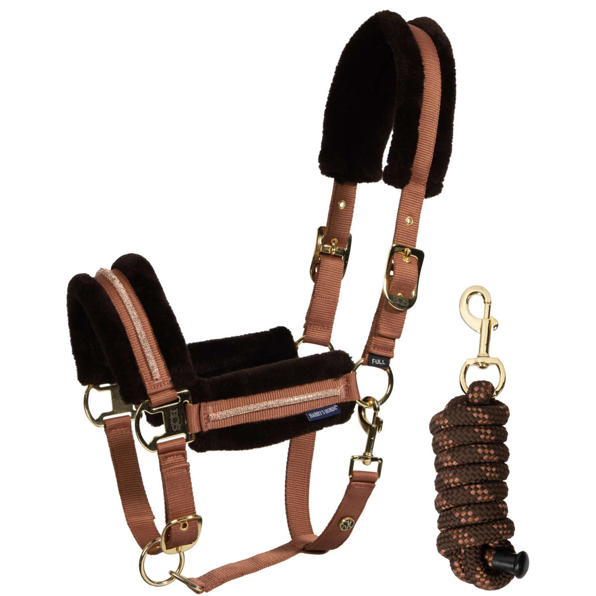 Harry's Horse Ensemble Licol Soft Mocha-Bisque