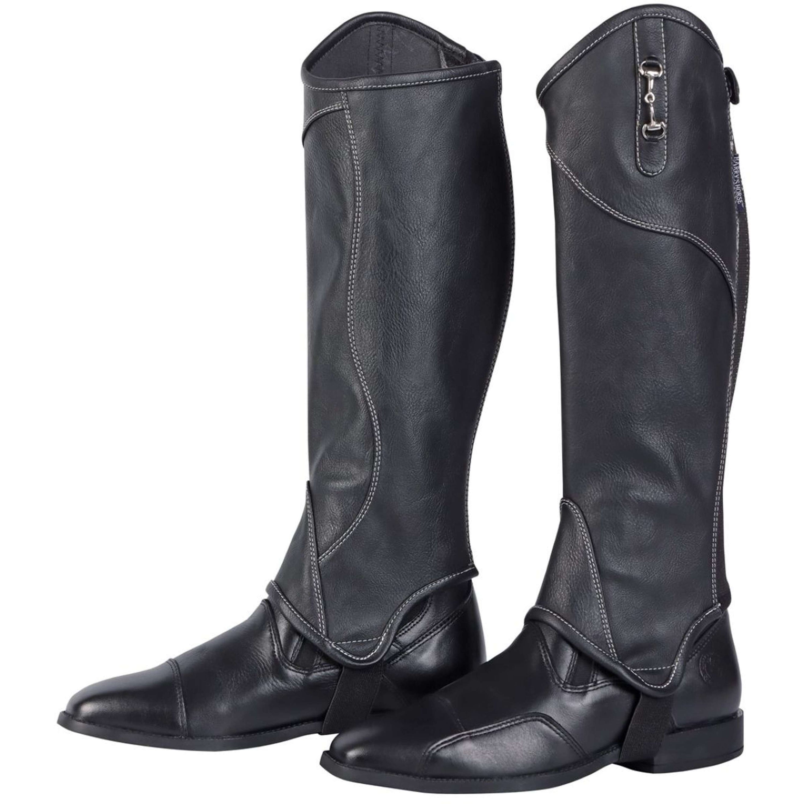 Harry's Horse Mini Chaps Bit Short and Wide Noir Harry's Horse Mini Chaps Bit Short and Wide Noir