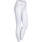 Harry's Horse Pantalon d'Équitation Mauve Blush Full Grip Blanc