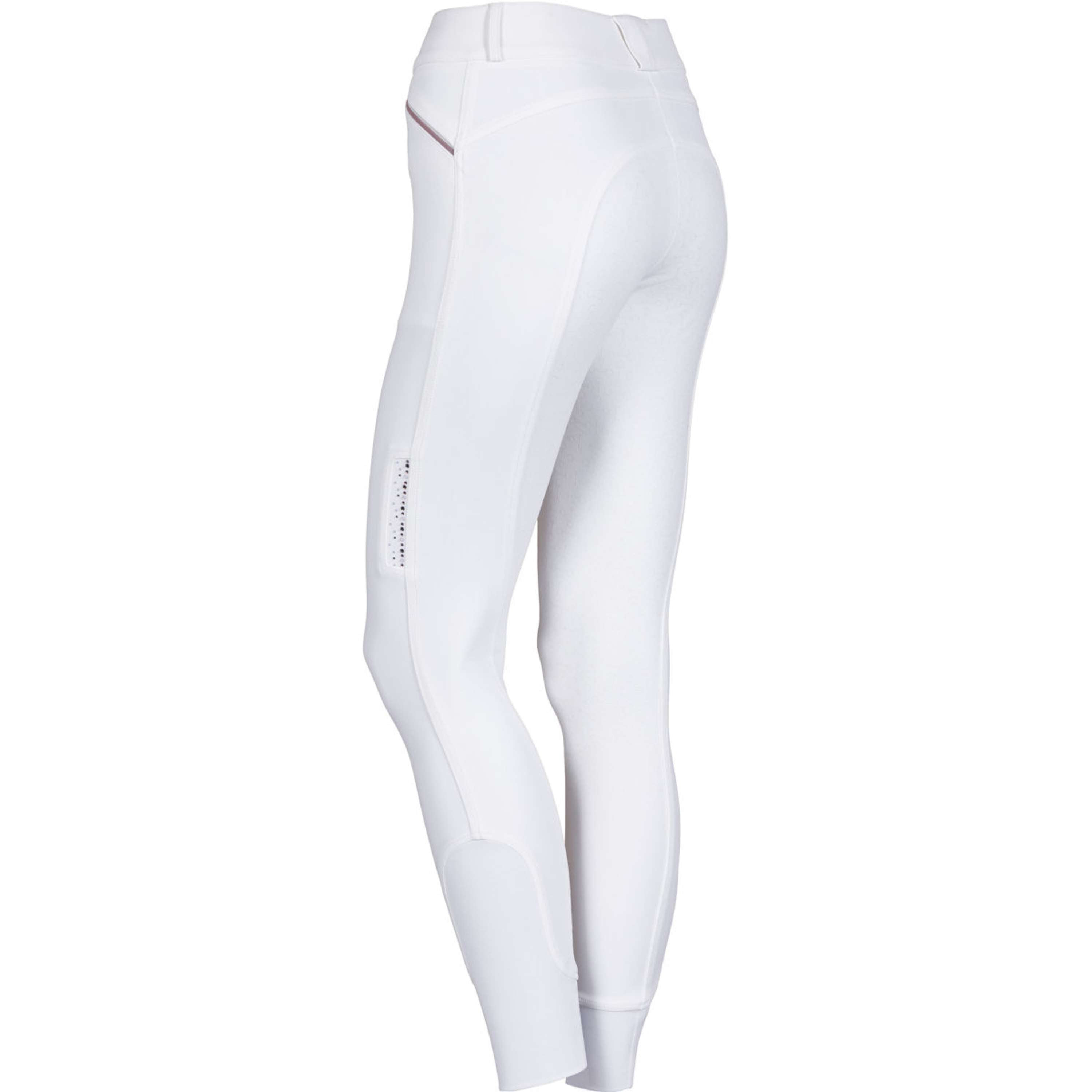 Harry's Horse Pantalon d'Équitation Mauve Blush Full Grip Blanc