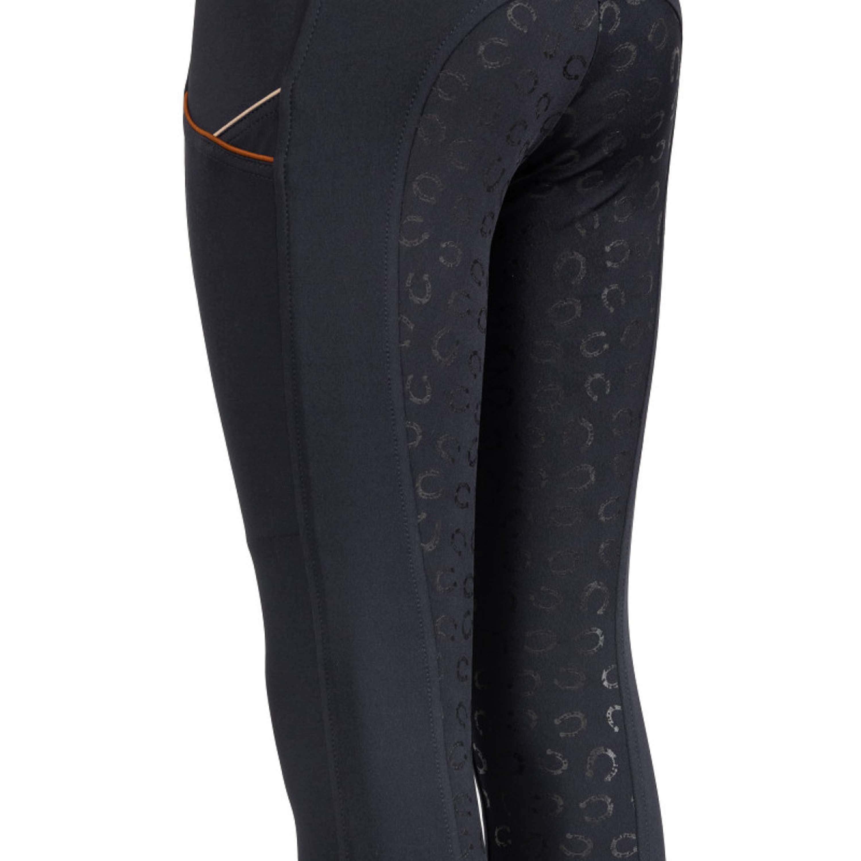 Harry's Horse Legging d'Équitation STOUT! Maverick Full Grip Total Eclipse