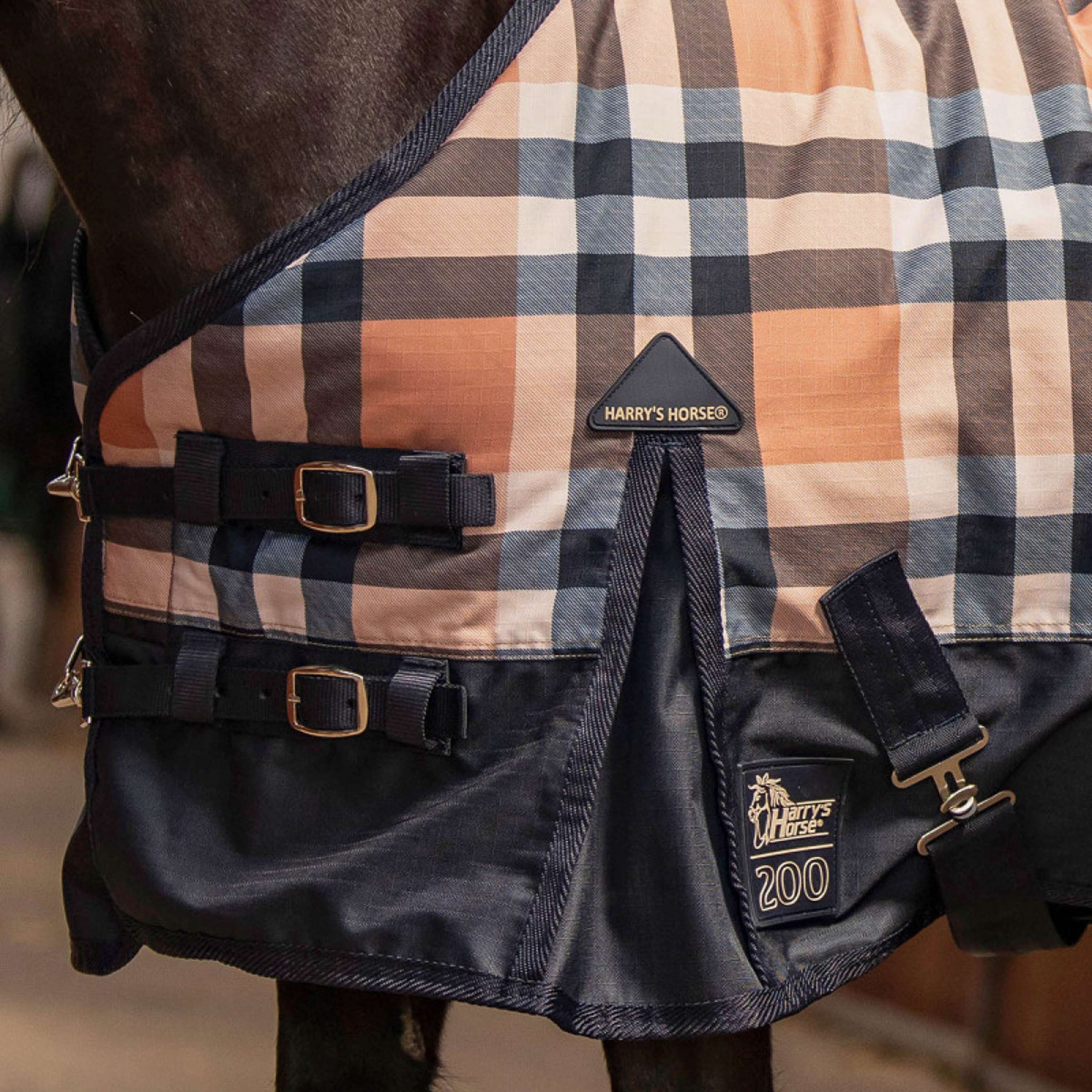 Harry's Horse Couverture Imperméable STOUT! Maverick 200g Total Eclipse
