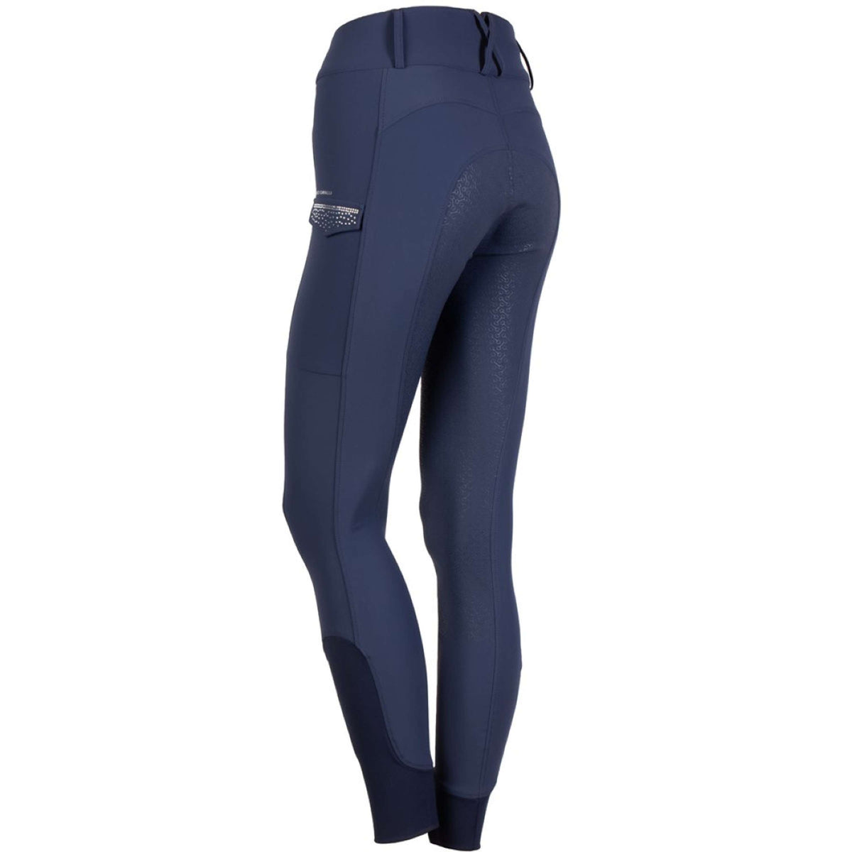 Harry's Horse Pantalon d'Équitation Denici Cavalli Purple Passion Full Grip Peacoat