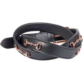 Harry's Horse Ceinture Bit Cuir 2 Noir/Or rose