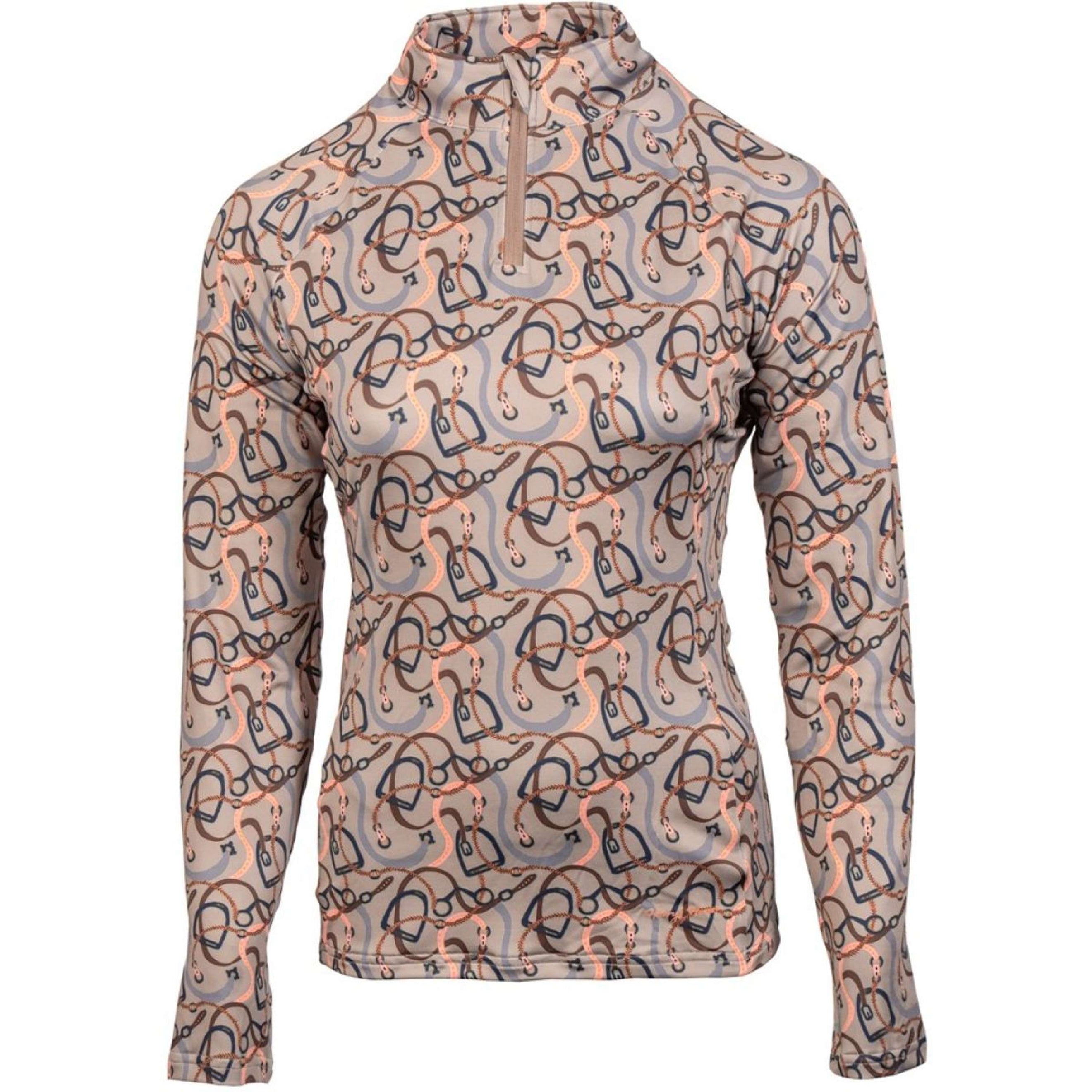 Harry's Horse Chemise Classy Longues Manches Taupe Gris