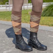 Harry's Horse Chaussettes Check Coffee Quartz