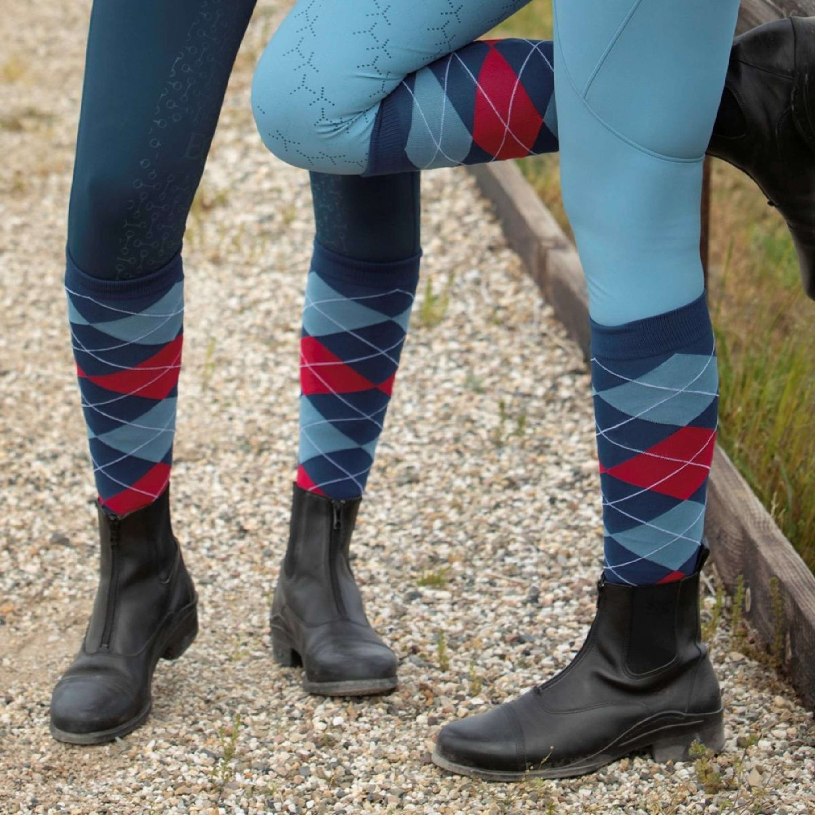 Harry's Horse Chaussettes Check Moonlit Ocean Harry's Horse Chaussettes Check Moonlit Ocean