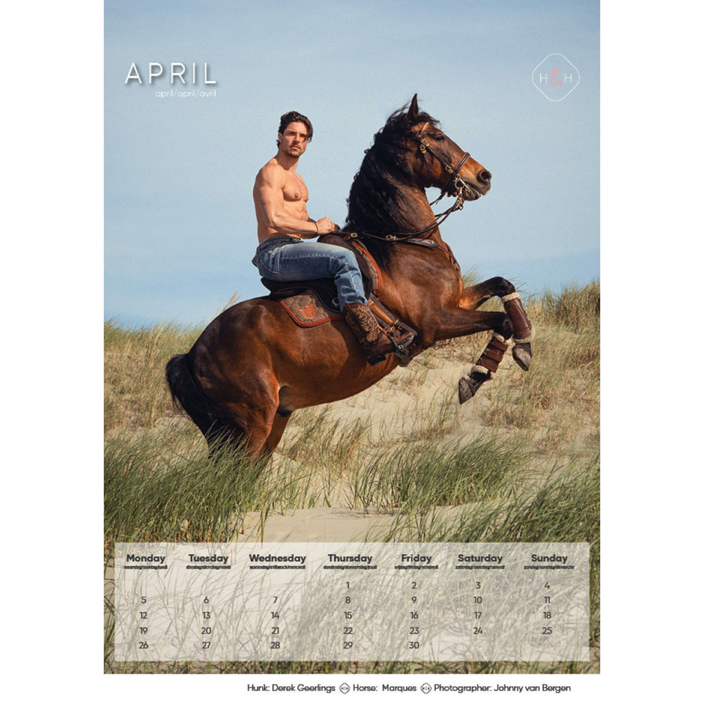 Horse and Hunk Calendrier 2027
