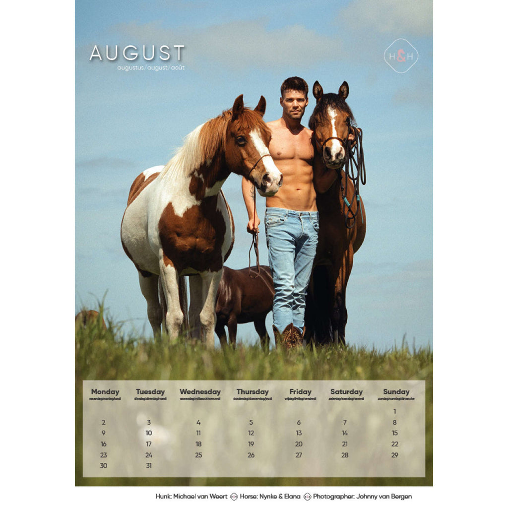 Horse and Hunk Calendrier 2027