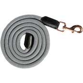 HKM Corde pour Licol Rosegold Glamour Mousqueton Gris/Or Rose