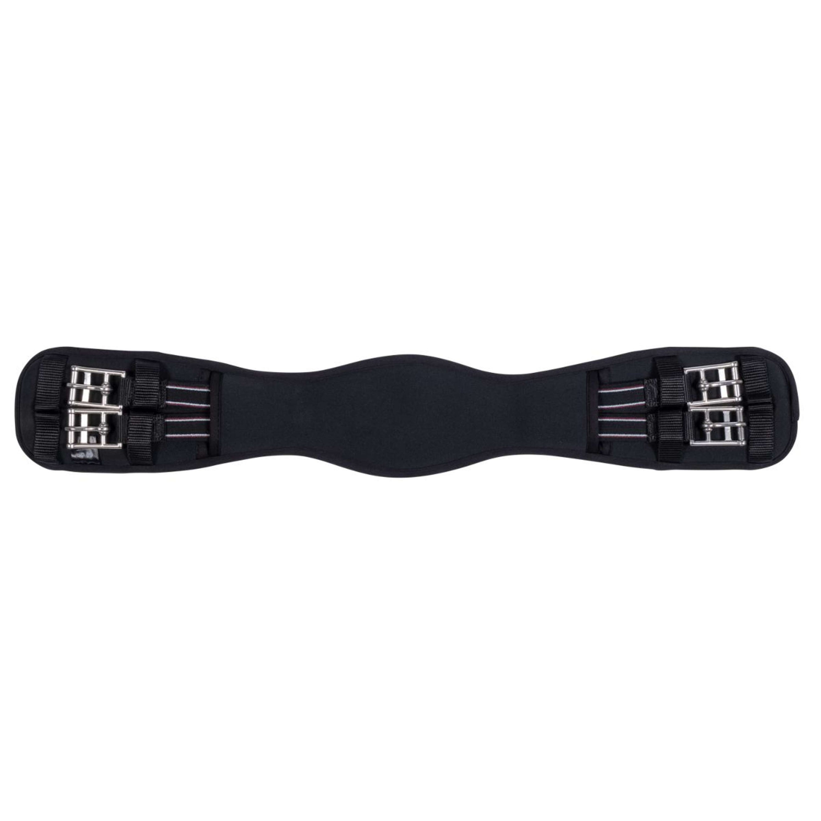 HKM Sangle de Dressage Memory Foam avec Élastique Noir