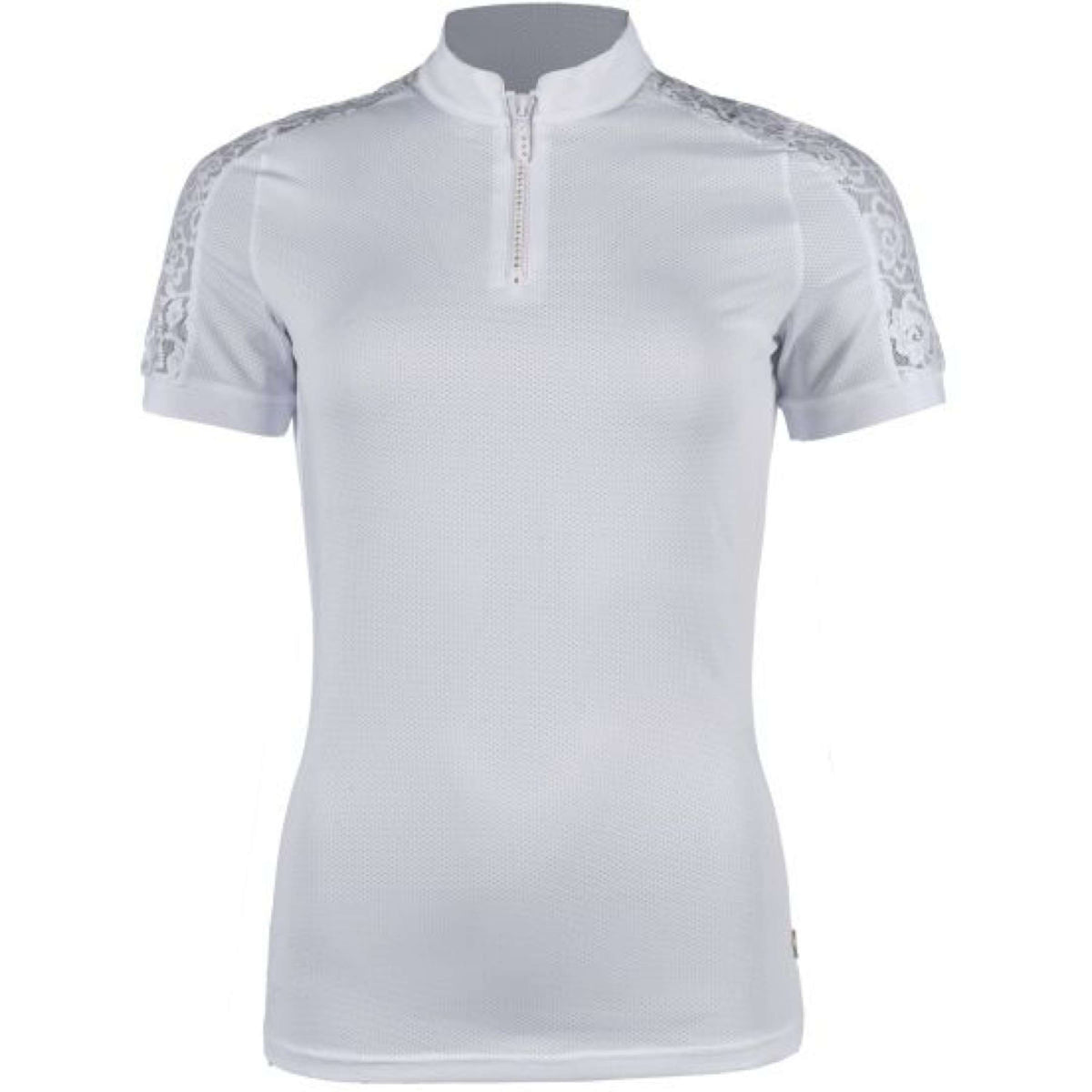 HKM Chemise Fonctionnelle Nelly Manches Courtes Blanc