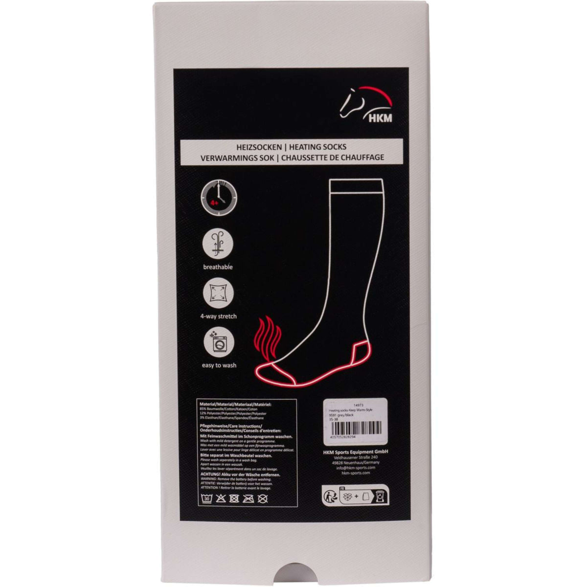 HKM Chaussettes Keep Warm Bleu Foncé