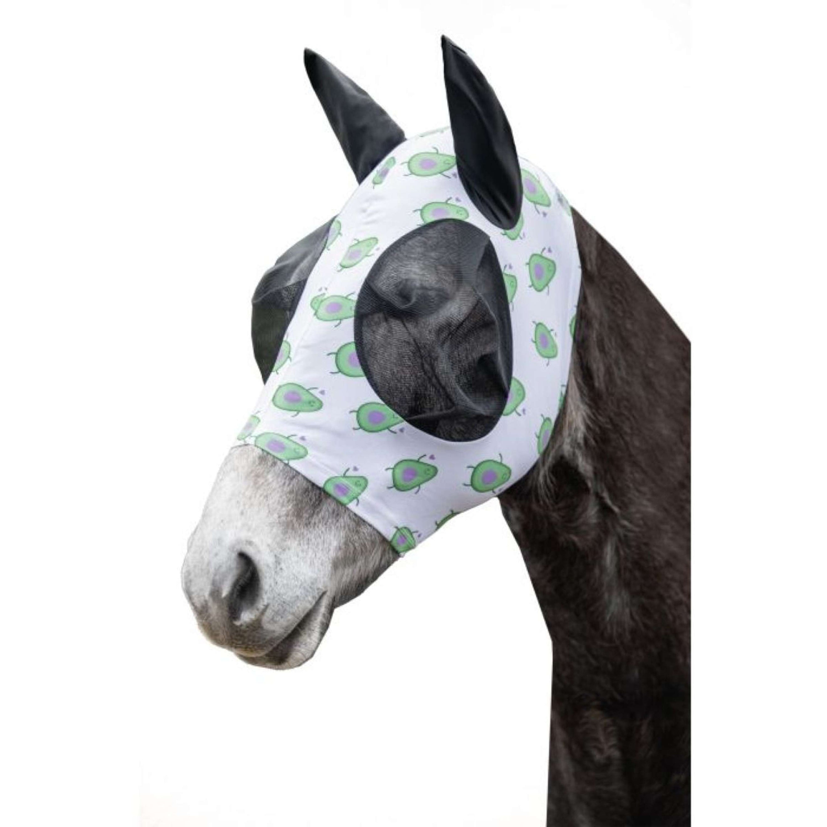 HKM Masque Anti-Mouches Avocado Blanc/Violet HKM Masque Anti-Mouches Avocado Blanc/Violet