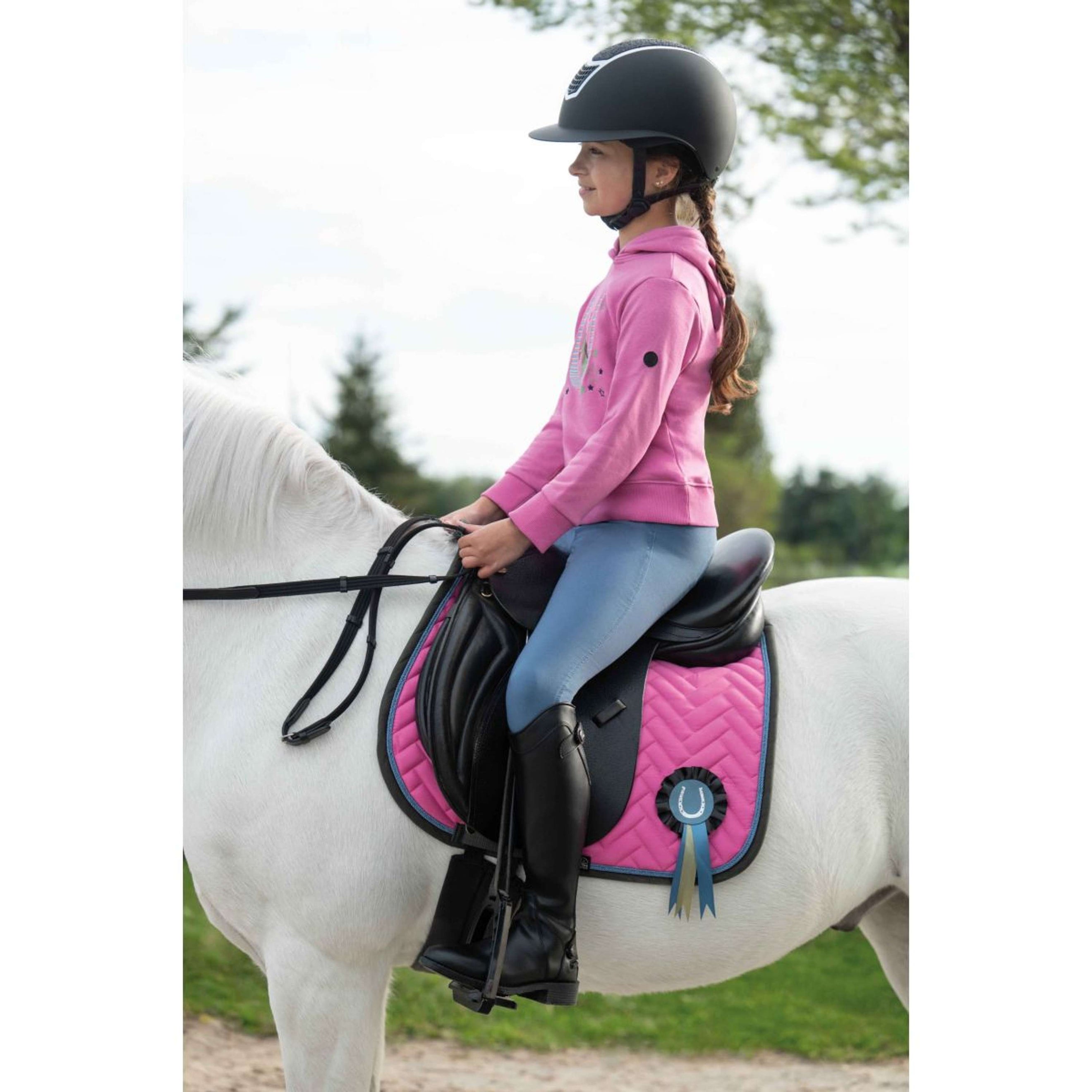 HKM Tapis de Selle Nele Polyvalent Rose