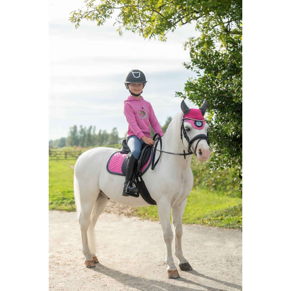 HKM Tapis de Selle Nele Polyvalent Rose
