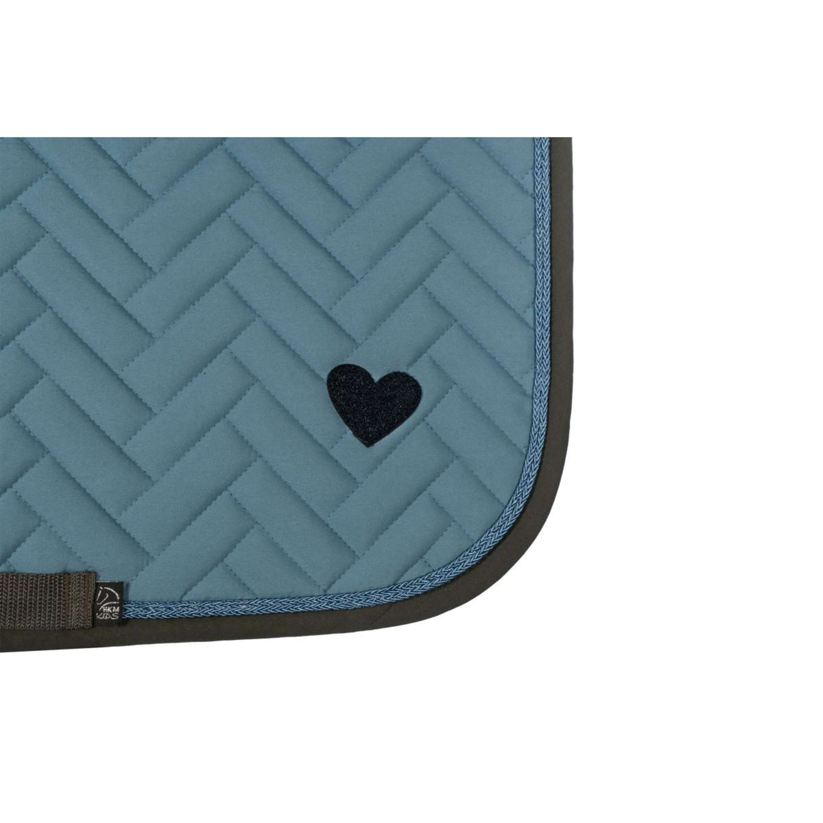 HKM Tapis de Selle Nele Polyvalent Bleu Fumeé