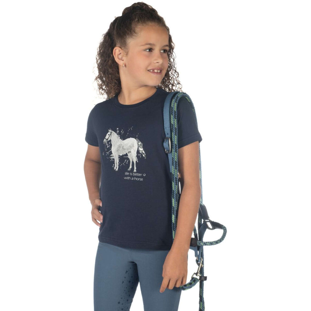 HKM T-Shirt Sparkle Bleu foncé