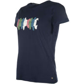 HKM T-Shirt Mirror Bleu foncé