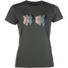HKM T-Shirt Mirror Gris Vert