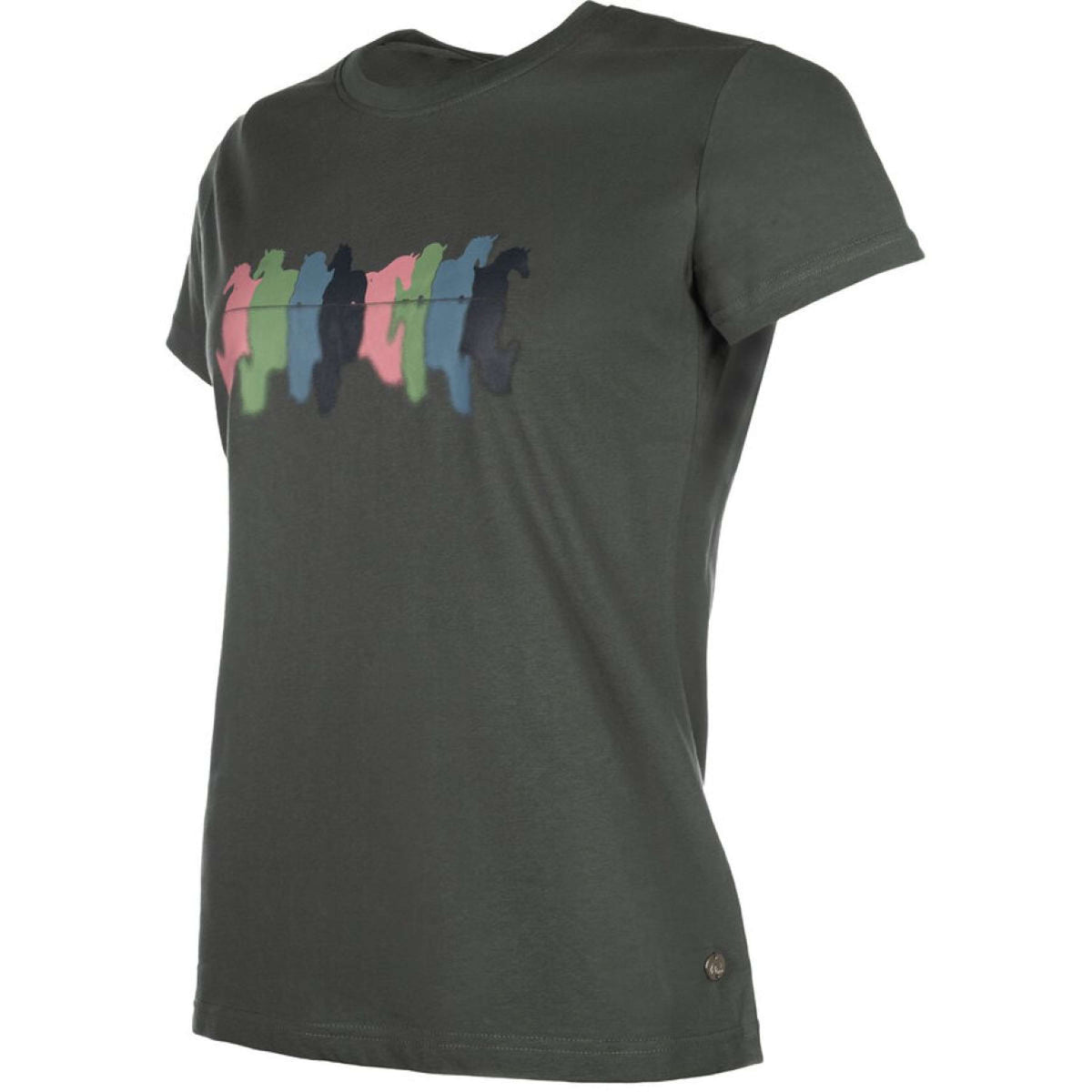 HKM T-Shirt Mirror Gris Vert