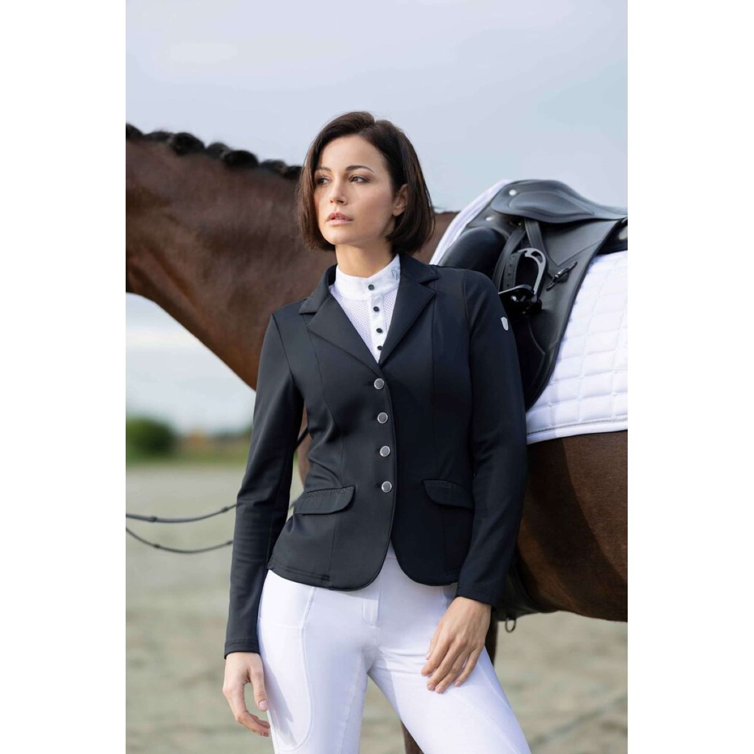HKM Petite Veste de Concours Amalfi Noir HKM Petite Veste de Concours Amalfi Noir