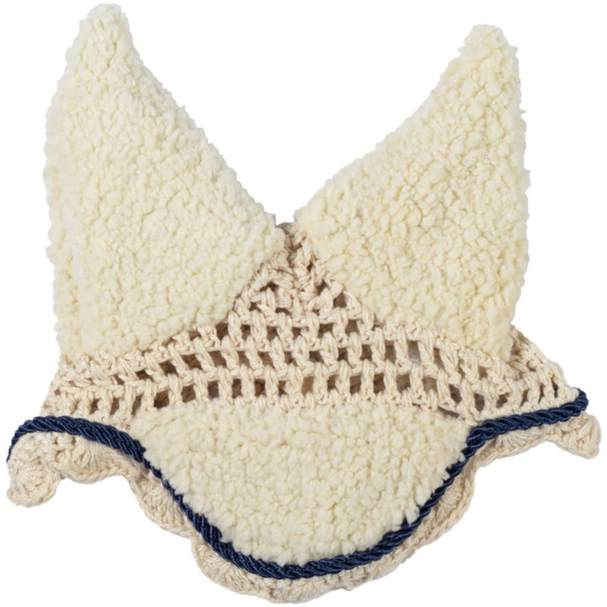 HKM Hobby Horsing Bonnet Anti-Mouches Teddy Beige