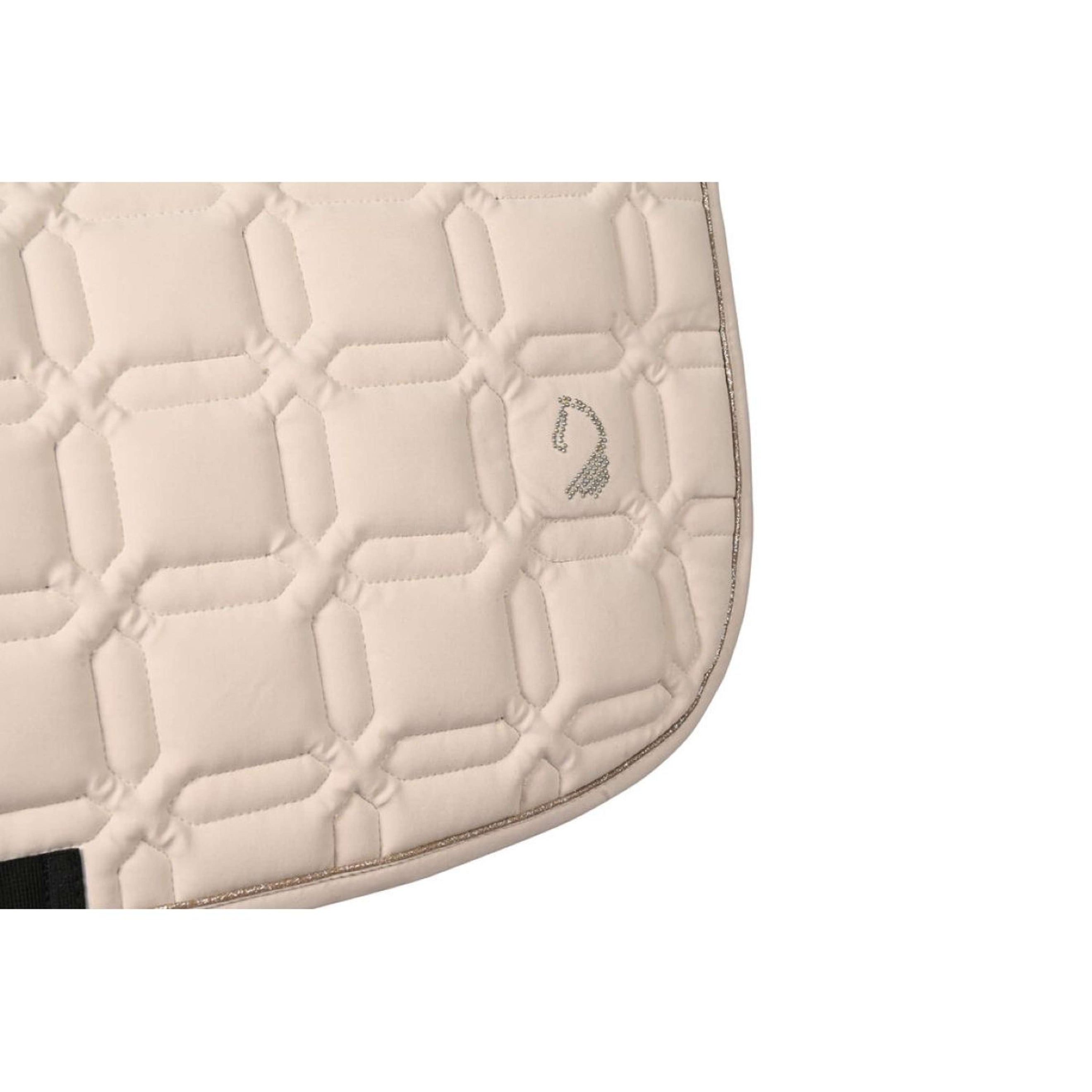 Lauria Garrelli Tapis de Selle Limone Elegant Dressage Gris/Beige
