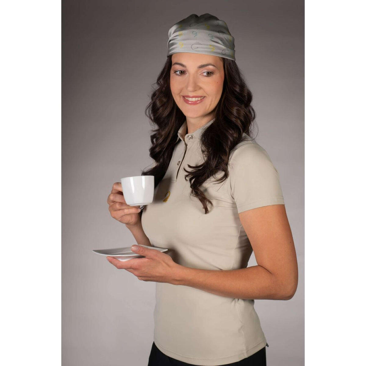 Lauria Garrelli Polo Limone Gris/Beige