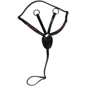 HKM Hobby Horsing Martingale Noir/Rose