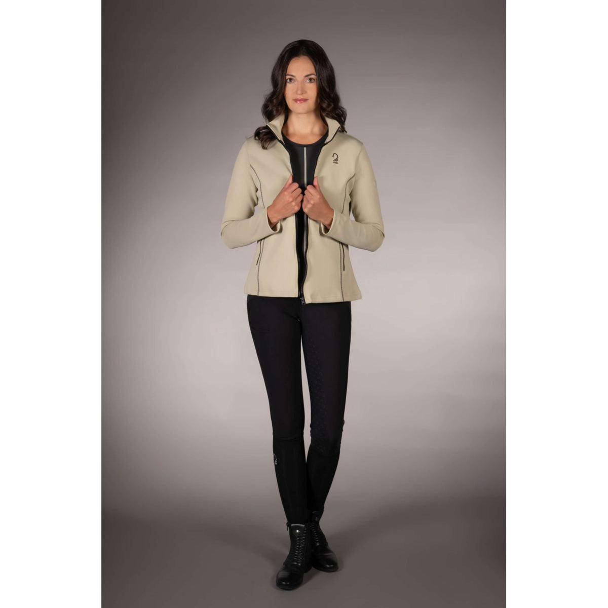 Lauria Garrelli Veste Polaire Limone Gris/Beige