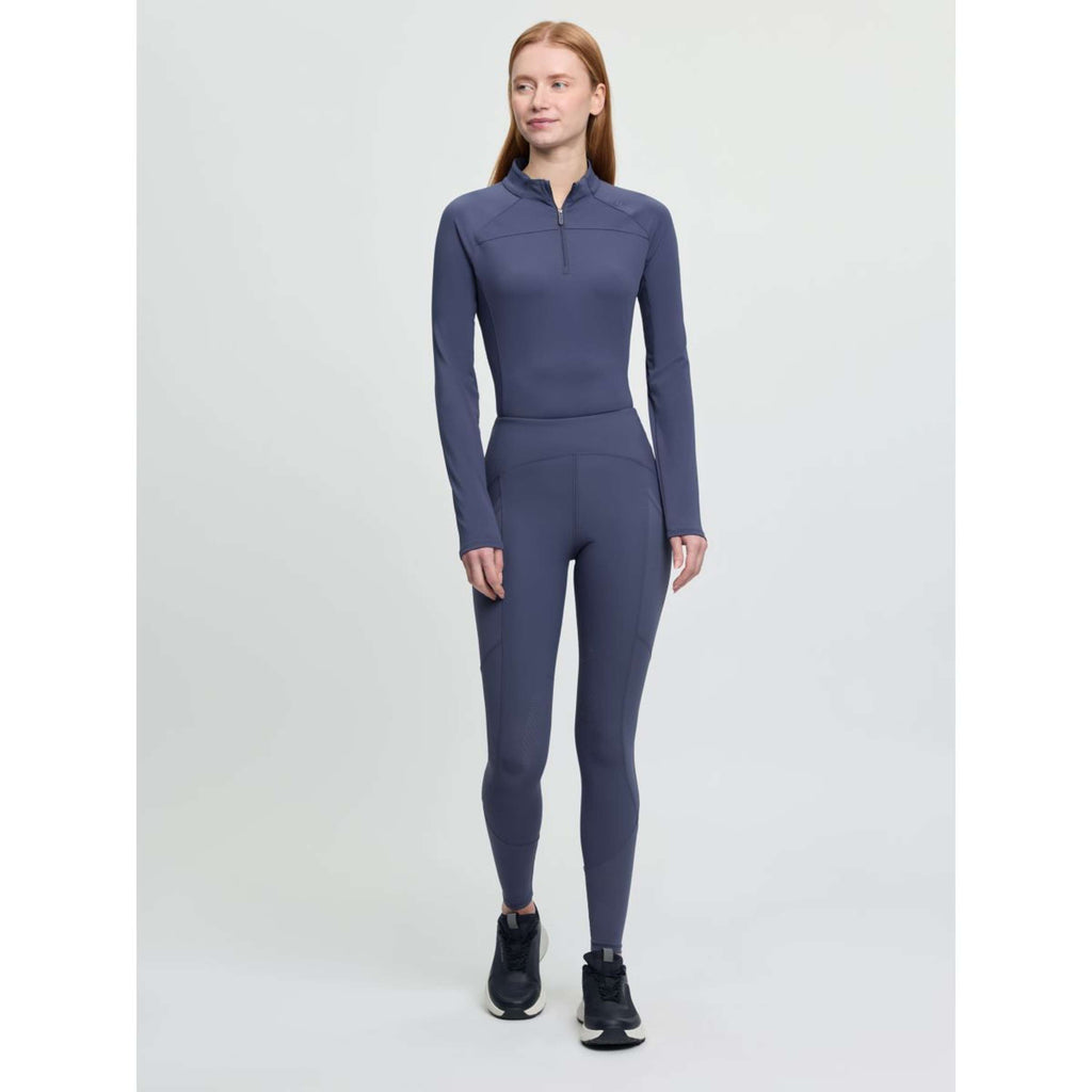 LeMieux Legging d'Équitation Airflow Full Grip Shadow