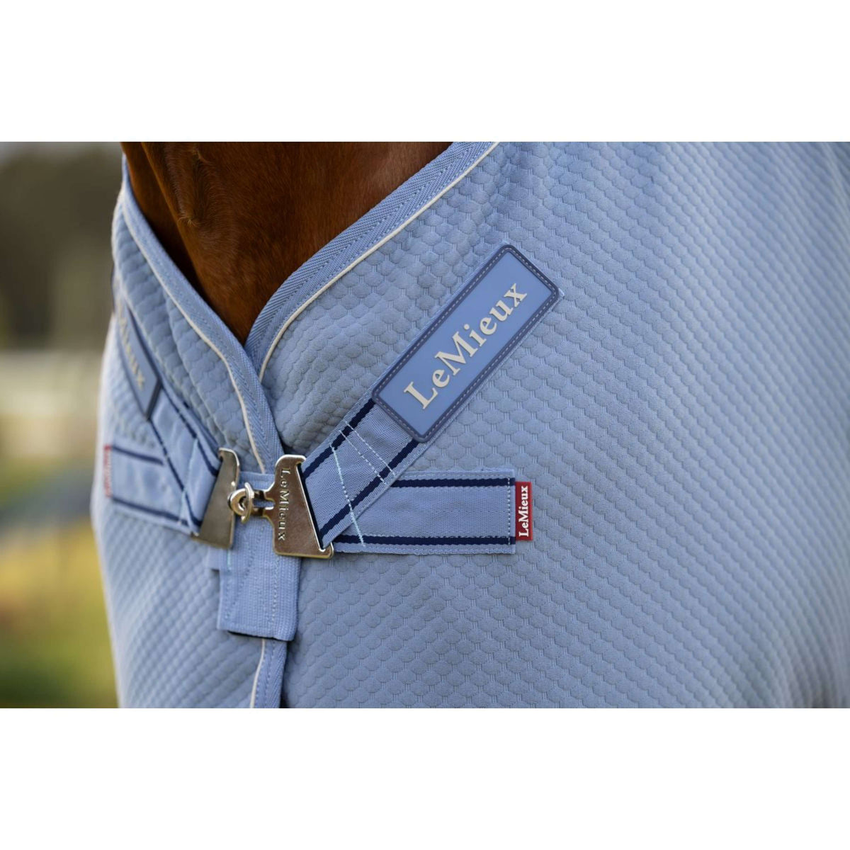LeMieux Chemise Rafraîchissante Kudos Bamboo Powder Blue