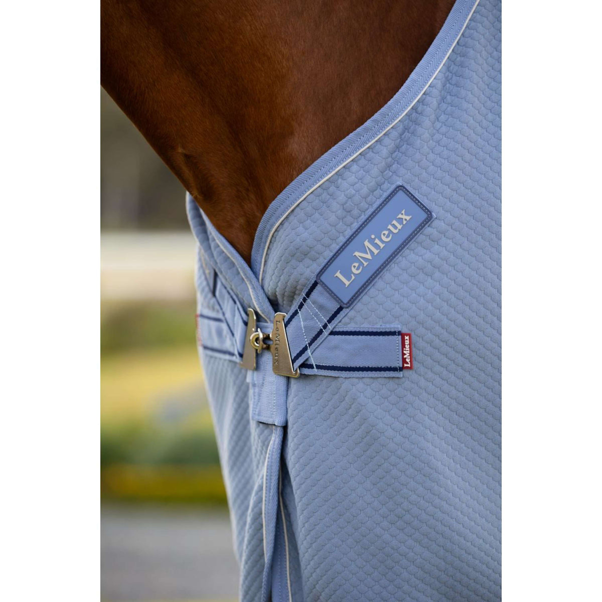 LeMieux Chemise Rafraîchissante Kudos Bamboo Powder Blue
