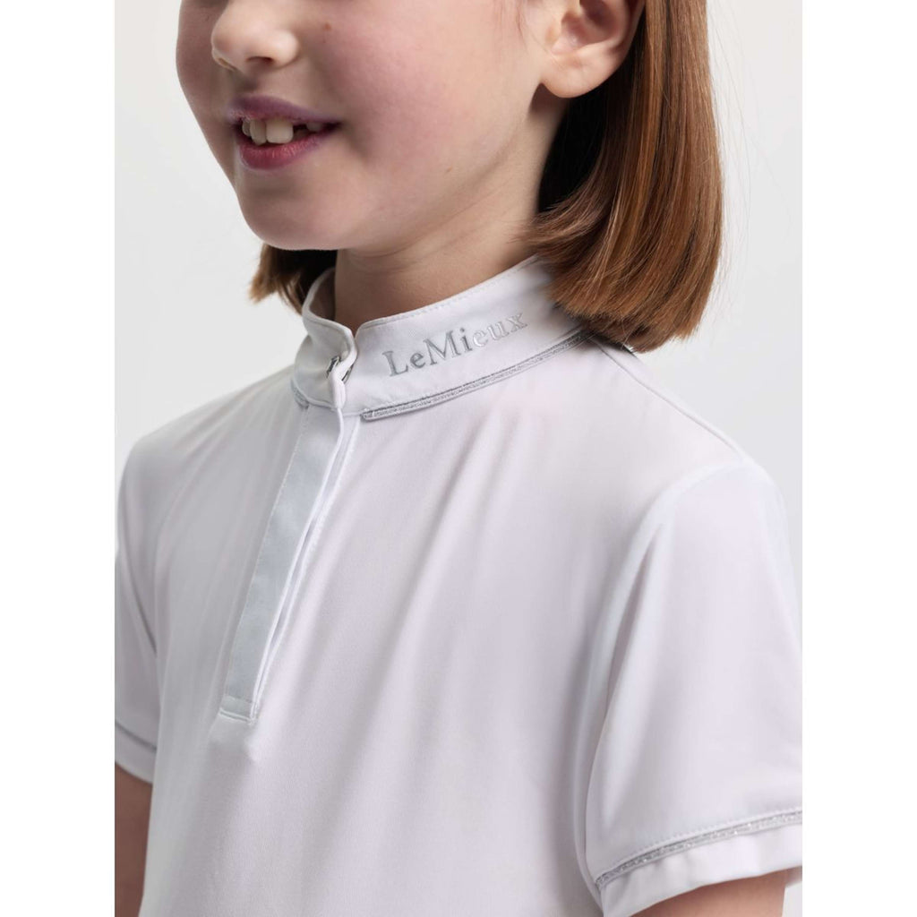 LeMieux T-shirt de Concours Mini Bella Blanc