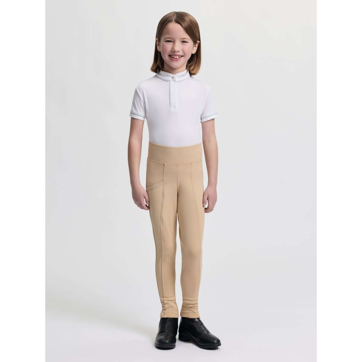 LeMieux T-shirt de Concours Mini Bella Blanc