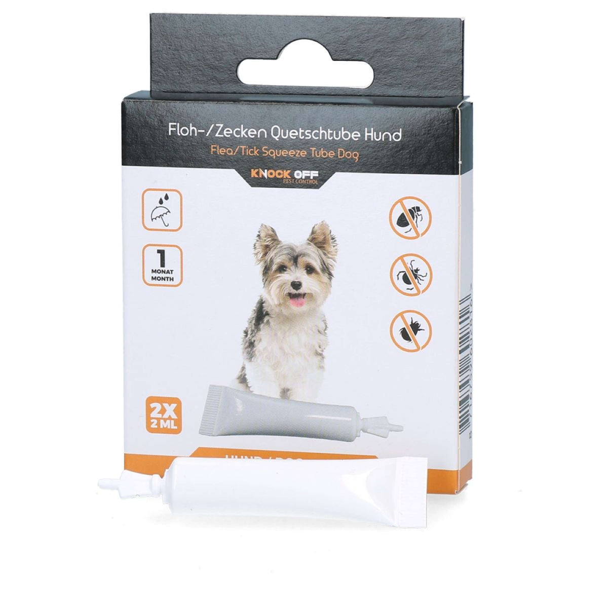Knock Off Pipette anti-puces et tiques <5kg Chien